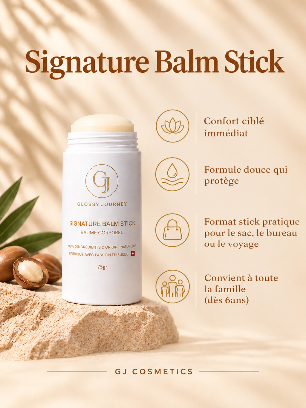 Informations sur le baume corporel Signature Balm Stick